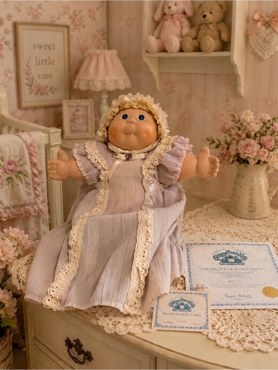 Xavier Roberts Other - Vintage 1985 Porcelain Cabbage Patch Doll Limited Edition Collector Doll COA Box